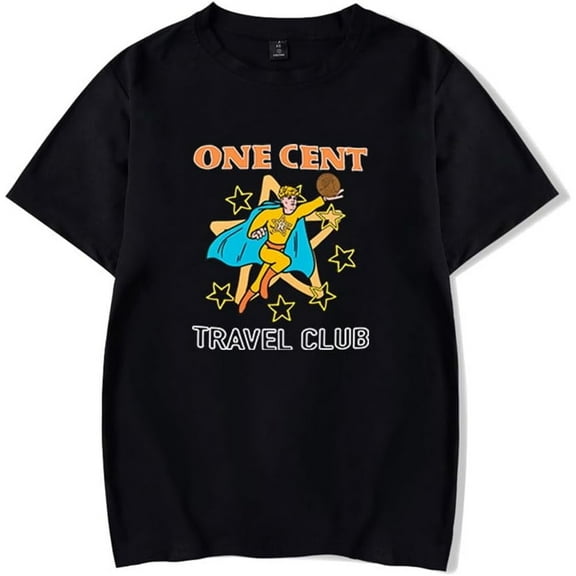 Ryan Trahan Travel Club T-shirt Summer Round Neck Classic Short Sleeve Unisex Casual Street Wear