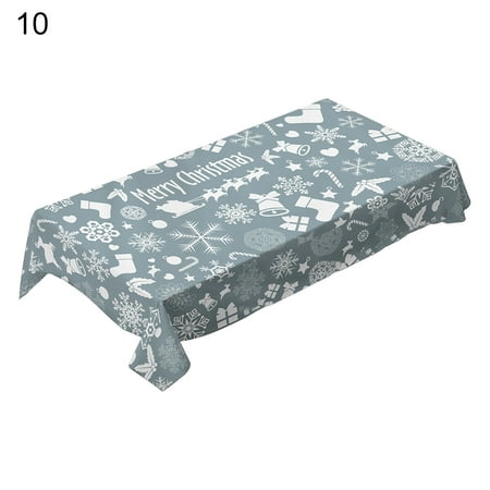 

XIEC Delicate Table Cloths Absorbent Oilproof Polyester Xmas Protective Table Covers for Kitchen