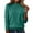 Green, variant on Women's Jacquard Sweater, Crewneck Long Sleeve Pullover, Soft Woven Top with Pattern, Loose Fit Elegant Blouse, Fall Winter Casual Work Sweater Red XXXL