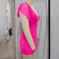 thumbnail image 4 of Womens One Piece Swimsuit Tummy Swim Dress Ruffle Drawstring Mesh Skirt Summer Beach Bathing Suit Swimsuits for Women One-Piece M, 4 of 4