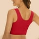 thumbnail image 3 of Sujetador de encaje con tirantes sólidos para mujer, ropa interior de poliéster, talla grande, 5 unidades, 3 of 6