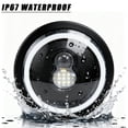 thumbnail image 2 of evomosa 5.75 inch Headlight for Motorcycle, 5.75" Round LED Motorcycle Headlight DOT Approved Headlamp High Low Beam for Cafe Racer E-bike Bobber Chopper, 2 of 11