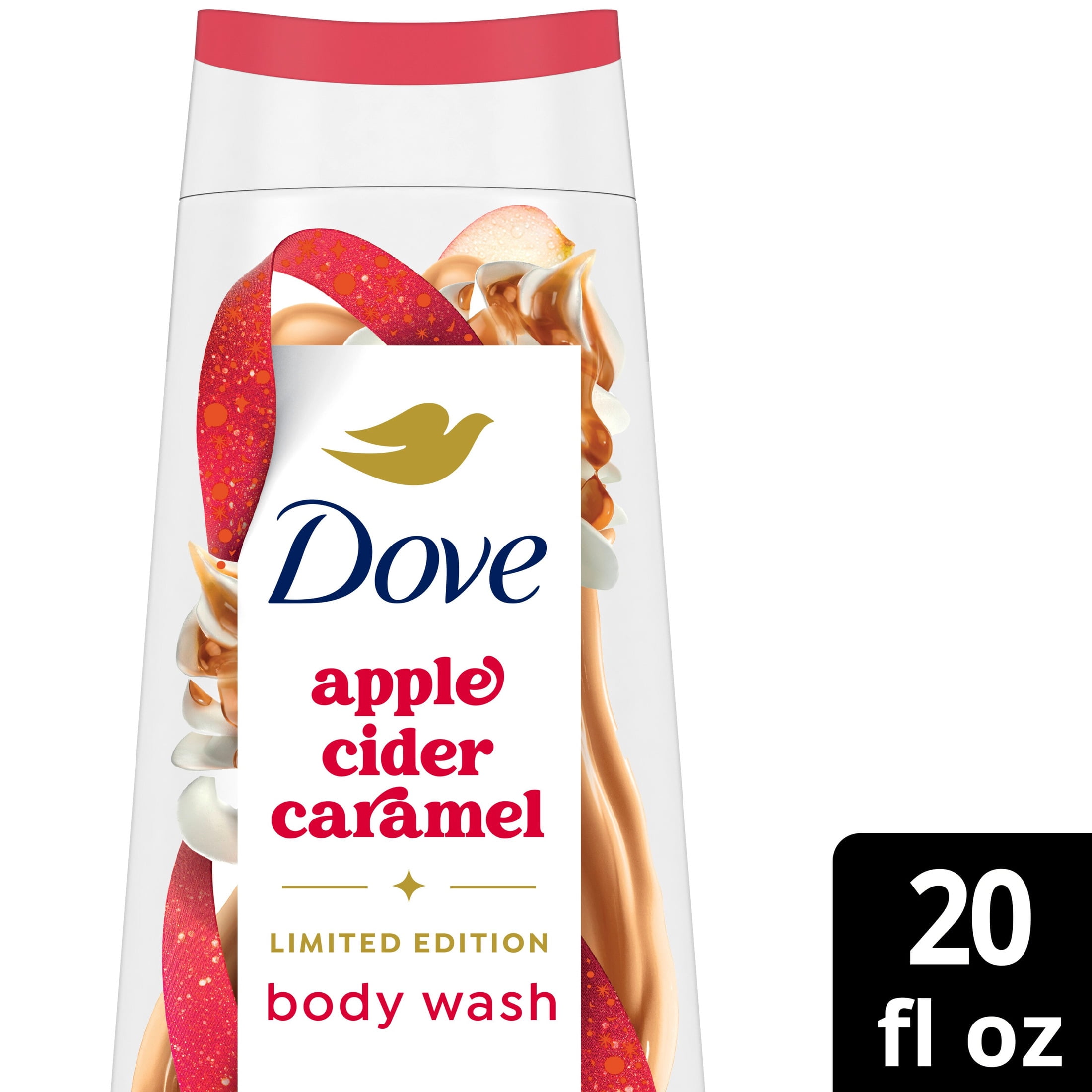 Dove Limited Edition Holiday Treats Body Wash For Deep Nourishment Apple Cider Carmel ,20 fl oz