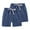 Dark Blue, variant on Ovbmpzd Beige Baby Boy Shorts High Waisted Sports Solid 2 Pack Drawstring Shorts Infant Pants Girl Newborn 2-3years