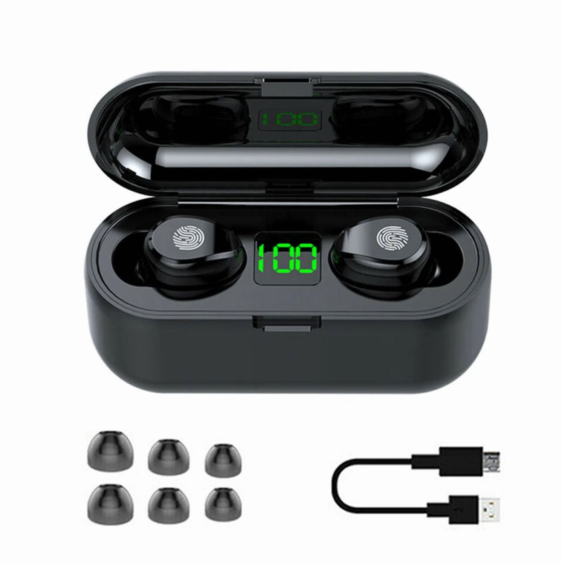 CIRCLE- Bluetooth Wireless Earpiece Headphone Headset Noise Cancelling Sports Waterproof