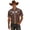 Brown@GC@, variant on Mens Buttons Down Shirts Short Sleeve Shirts for Men Trendy Western Cowboy Graphic Lapel Soft Lightweight Tops