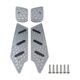 thumbnail image 1 of Almohadilla de placa para estriberas de motocicleta de aluminio izquierda y derecha para BMW C400x 2018-2025 Simple Gris, 1 of 9