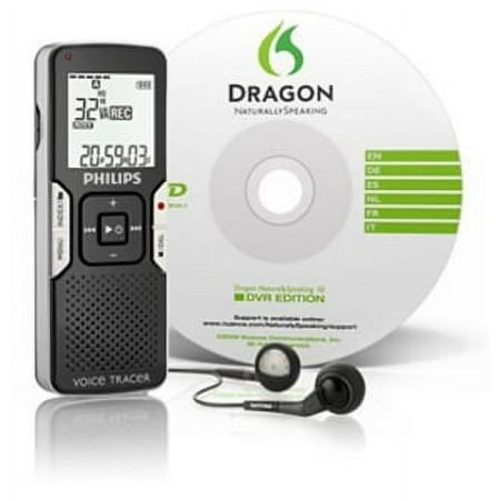 Philips 2GB Digital Voice Recorder with LCD Display, LFH0667