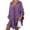 Purple, variant on Tbopshirt Tops for Women 2025,Tunic Tops For Women Loose Casual Lapel Neck T-shirt Ladies Long Sleeve Buckle Blouse Tops Shirt