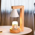 thumbnail image 3 of candle warmer lamp,electric candle warmer burner for scented ,candle warmer heat lamp farmhouse,candle candle powered heater, candle warmer lamp candle White, 3 of 8