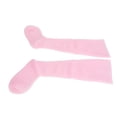 thumbnail image 2 of 1 par de calcetines largos hidratantes exfoliantes de silicona elástica para el cuidado de los pies secos y agrietados para mujer, color rosa, 2 of 14