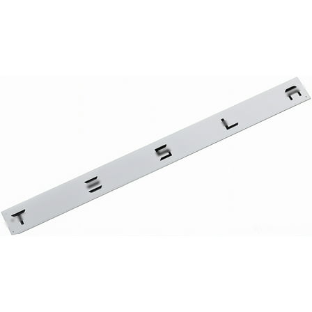 CoolKo Tailgate Logo Tesla Letters Rear Emblems, 3M Adhesive Compatible with Model 3 Y S X