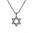 thumbnail image 4 of Judaism Of Pendant Necklace Zircon Inlaid Men S Casual Punk Jewelry--LZ8207-Gold-Product code 59200 LZ8207-Silver, 4 of 4