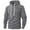 Dark Gray, variant on Fleece Hoodies Men Drawstring Pullover Hoody Sweaters Winter Warmer Long Sleeve Sweatshirt with Hood Casual Jumpers Thermal Hoodies Outdoor Jacket Sportwear Gym Workout Running Top