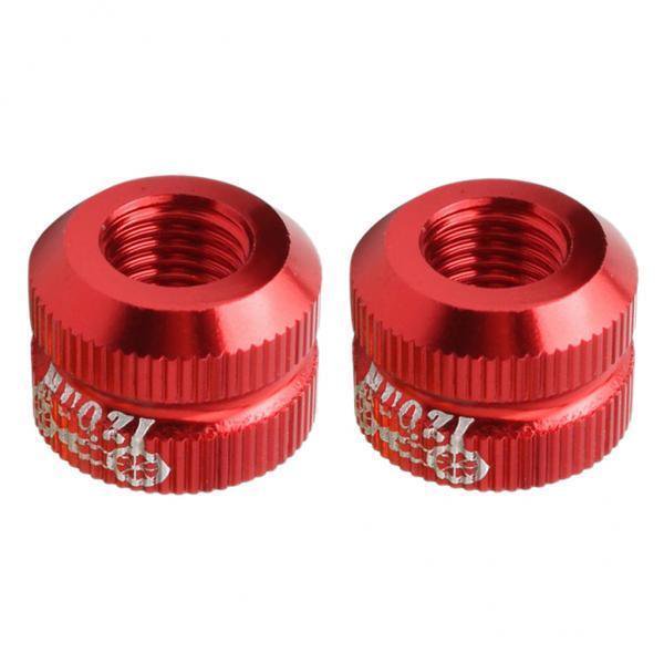 Paquete de 8-30 tapas de válvu de tubo interior de neumático de tuerca de boca de neumático de vacío de bicicleta rojo 8 piezas Sunnimix Tuerca de boca de ley de neumático de vacío de bicicleta