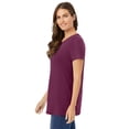 thumbnail image 3 of Woman Within Plus Size Perfect Crewneck Tunic, 3 of 6