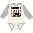 thumbnail image 3 of Inktastic Mommy's Little Tax Deduction Pink Hearts Boys or Girls Long Sleeve Baby Bodysuit, 3 of 5