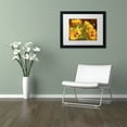 thumbnail image 3 of Mandy Budan 'Four Sunflowers' Matted Framed Art, 3 of 4