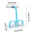 thumbnail image 3 of Upgraded 4-tube Durable Pedal Resistance Band with Handle, Thickened Latex Tubes and Soft Foam Fabric Foot Pedal, Sit Up Exercise Equipment for Abdomen, Waist, Arm, Core/ABS, Leg, Physical Therapy, 3 of 4