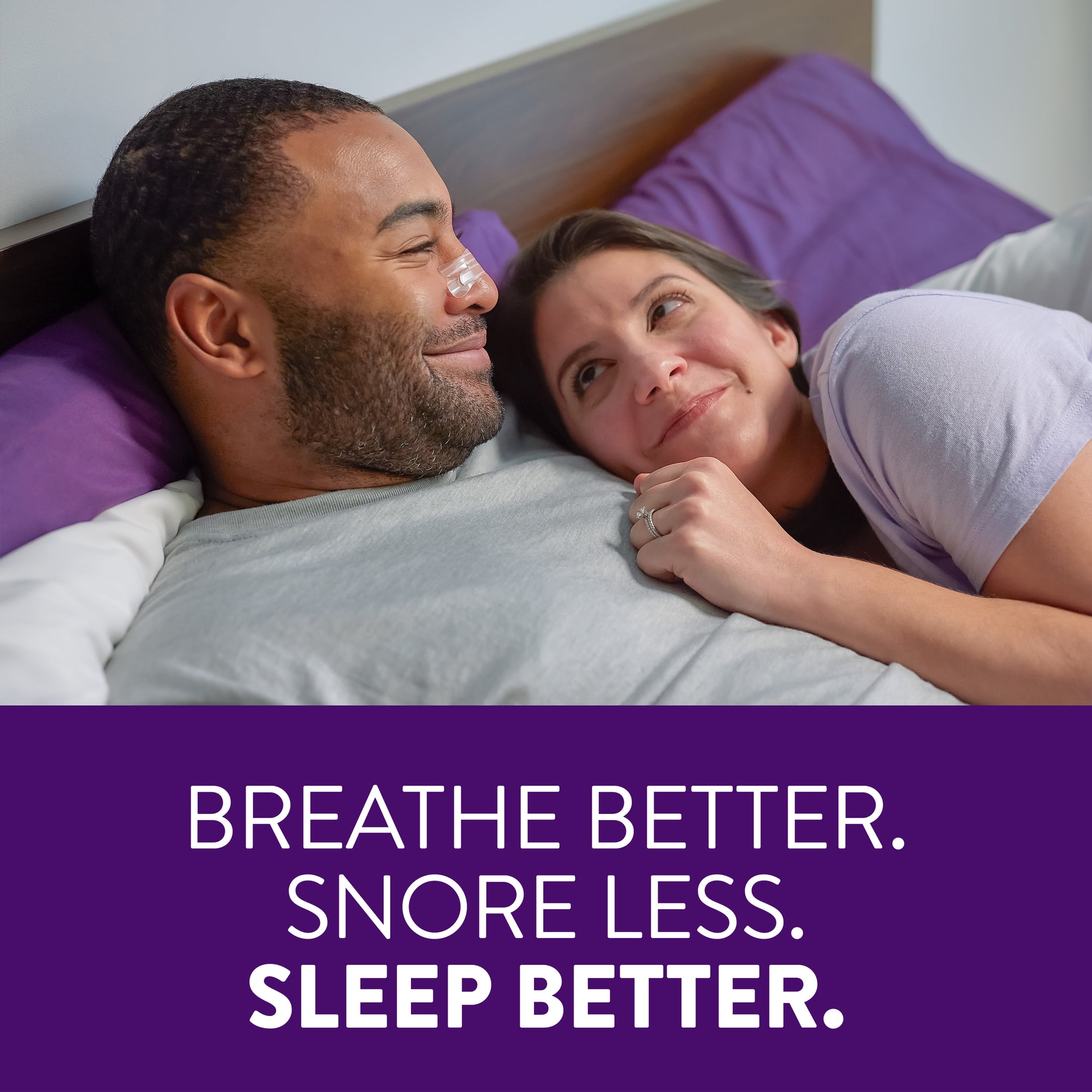 ZzzQuil Sleep Nasal Strips, Clear Nighttime Nasal Strips, Drug Free, 52 Nasal Strips