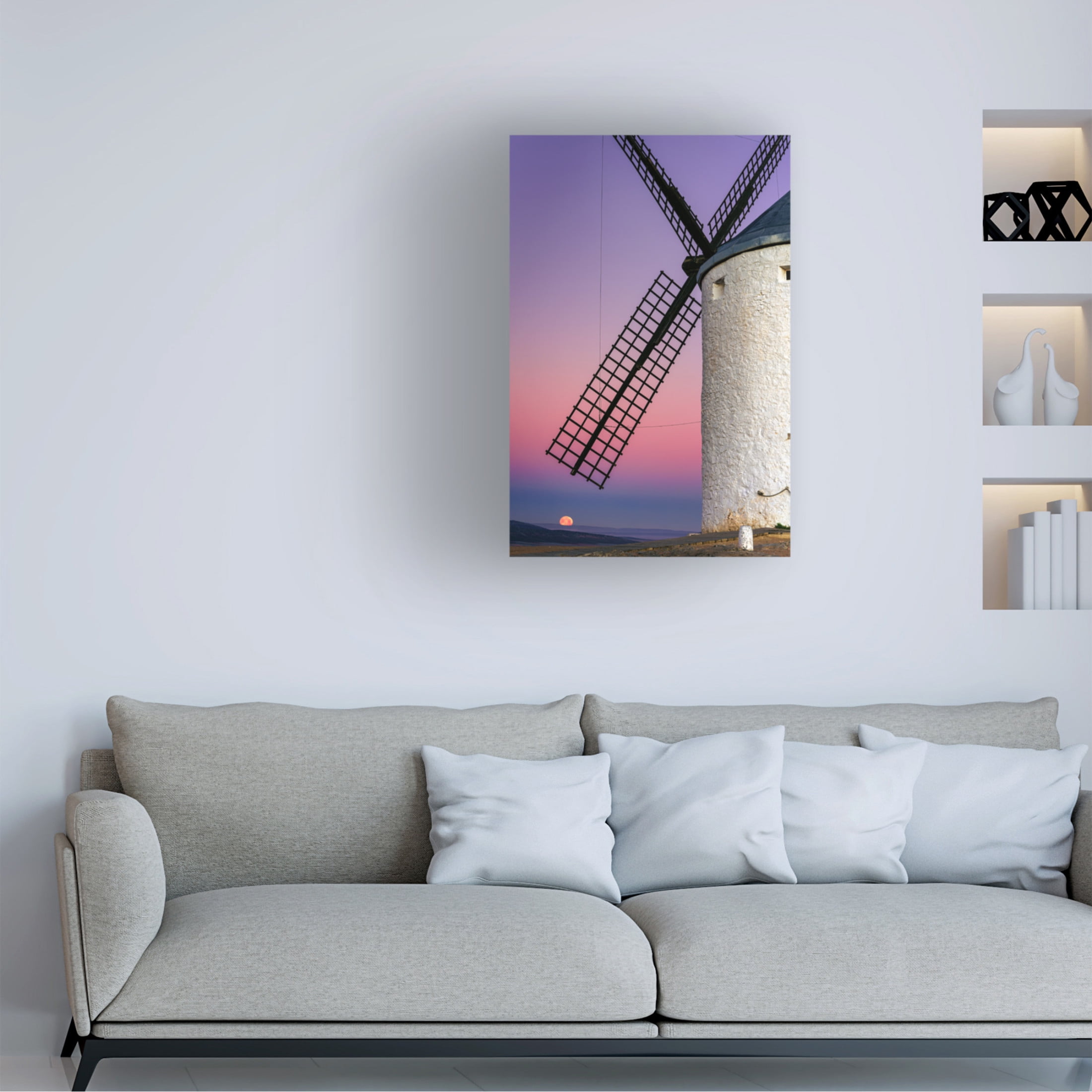 Trademark Fine Art Francisco Crusat Don Quixotes Dream Canvas Wall Art