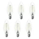 thumbnail image 1 of Pack de 6 Focos LED Filamento Vela Aksi 4w Luz Cálida Base E27, 1 of 3