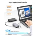 thumbnail image 3 of Estación de acoplamiento USB C NOVOO Triple Display 11 en 1 100 W PD, 3 of 8