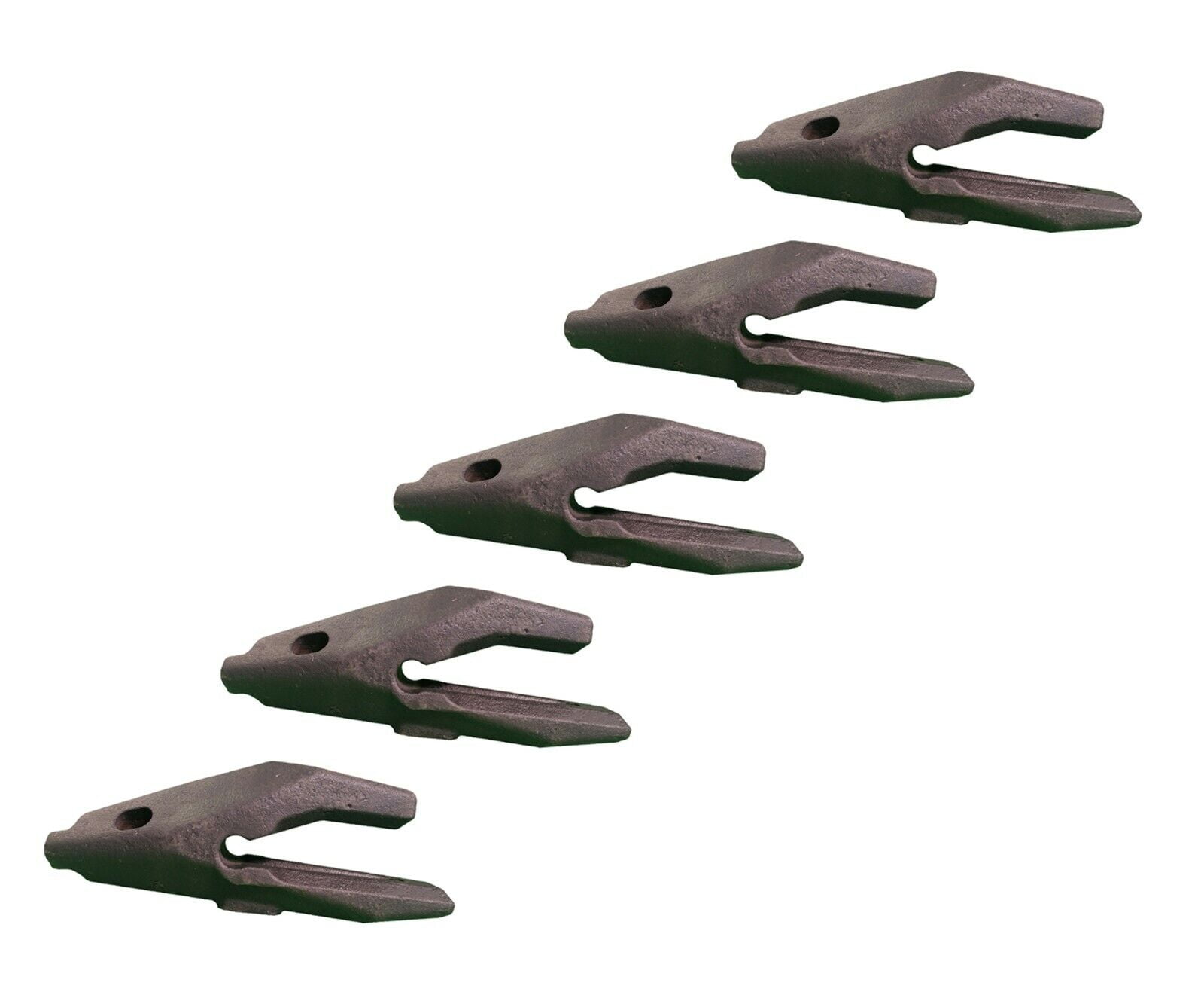 5 Backhoe Bucket Adapters 1959204, 1" Bucket Lip, fits CAT DRS200