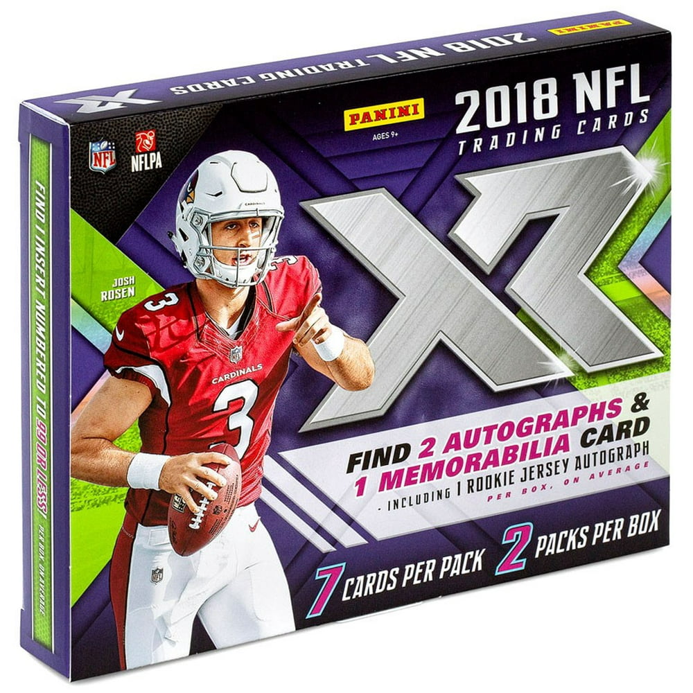 NFL 2018 XR Football Trading Card Hobby Box