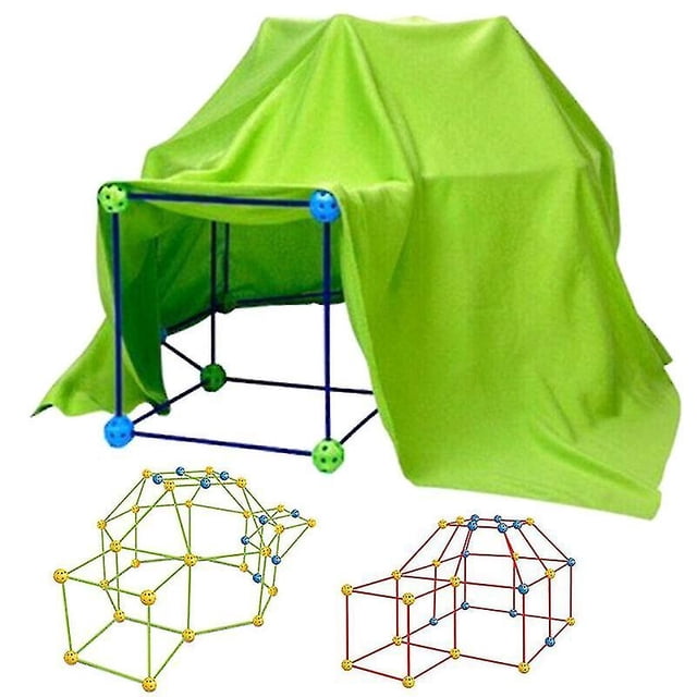 Set de construcción de guaridas con prismáticos para niños, tienda de campaña, juguete de bricolaje