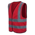 thumbnail image 2 of Chaleco de seguridad AYKRM rojo reflectante ANSI clase 2, 2 of 5