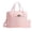 Pink, variant on BAGSMART Foldable Travel Duffel Bag for Airline 18x14x8, Foldable Weekend Overnight Bag Tote Carry on Luggage, Unisex, Pink