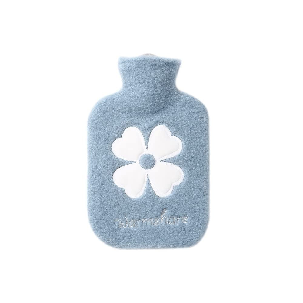 Hot Water Bottle,Hot Water Bottle with Cover, 500ML Small Hot Water