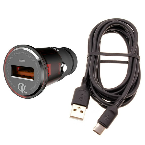 6ft USB-C Cable 18W Fast Car Charger for Motorola Moto G Power 5G (2023)/5G Stylus (2023), Edge Plus (2023) Phone - Long Power Wire TYPE-C Cord Power Adapter Quick Charge N2Y