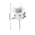 thumbnail image 3 of kladzum Christmas Flowers Simulation Berry Cuttings Fake Plants Artificial Pinecone Cuttings Flowers Scene Arrangement Christmas Decorations for Indoor, Outdoor, Livion Room, Yard, 3 of 6