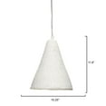 thumbnail image 3 of J&D Design Folio Pendant Off White Paper, 3 of 6