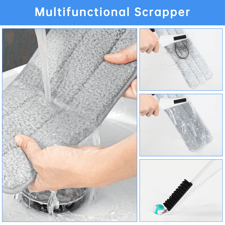 Cshidworld Spray Mop with 4 Washable Microfiber Pads photo 7