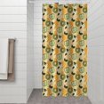 thumbnail image 2 of Yellow Lemon Fruit Mixed Fruits Yellow Pattern Shower Curtain 36"x72" ,Bathroom Decorative Shower Curtains Set with 12 Hooks,Modern Waterproof Washable Shower Curtain, 2 of 6