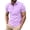 Polos 101#Purple, variant on WAYUTE Men Polo Shirts Short Sleeve Button Down Lapel Solid Color Stretchy Sports Athletic Shirt Loose Classic Fit Top Casual Outdoor