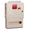 thumbnail image 1 of Mckesson Prevent Sharps Wall Cabinet with Glove Box: 1 Count, Neutral, 15" H x 12.25" W x 4.75" D, 1-Box, 1 of 2