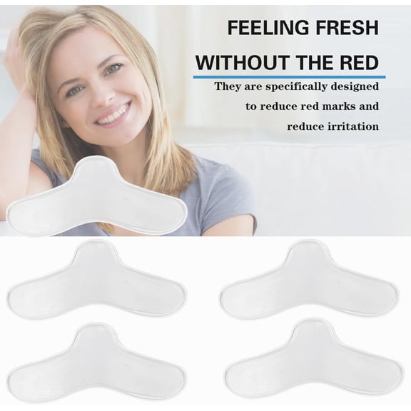 5Pack Nasal Pads for Mask, Gel Nose Pads, Nose Protector for Mask, Nasal Gel Pads for Mask, Custom Design, Can Be Trimmed to Size Fit for Most Masks