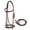 Brown, variant on Nylon Coated Synthetic English Headstall & Reins (Black)