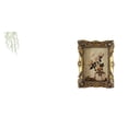 thumbnail image 1 of Elegante conjunto de arte de pared con vegetación y marco de fotos de resina vintage para baño, dormitorio, sofá, fondo y mesa, decoración de boda., 1 of 8