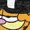 HEATHER GREY, variant on Garfield - Sunglasses Oversized Graphic T-Shirt