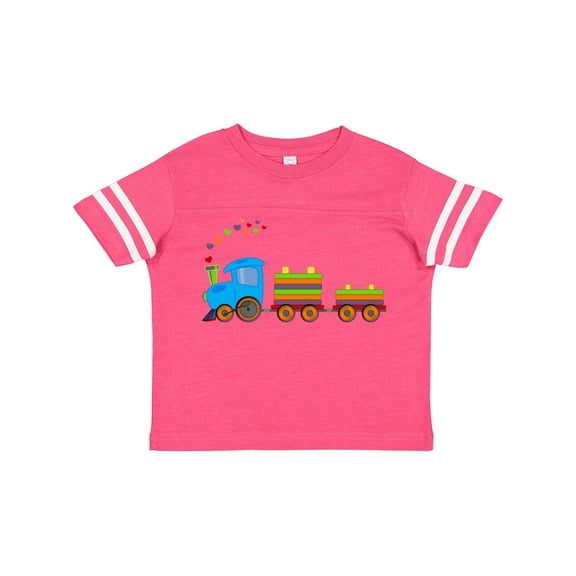 Inktastic Colorful Toy Train Boys or Girls Toddler T-Shirt