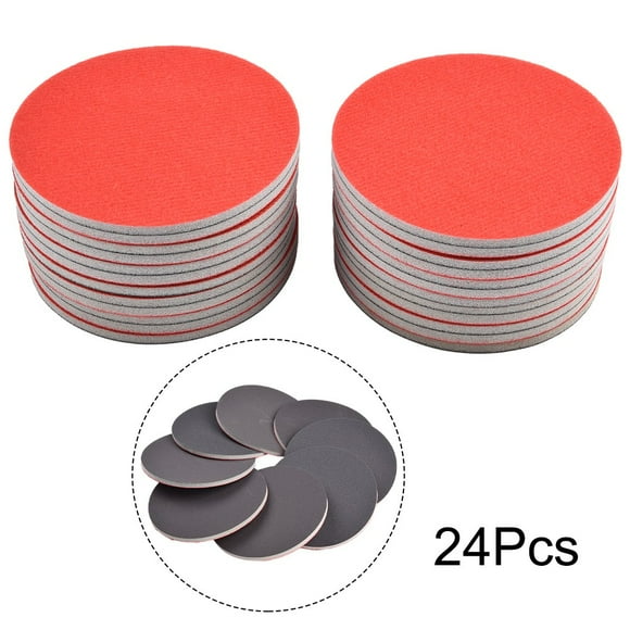 GLFILL 24/12pc Useful Bowling Sanding Pads Resurfacing Polishing Kit Bowling Cleaner Lightweight Portable Sanding Pads Replacement Tool 24PCS ( 5x500 5x1000 5x1500 5x2000 4x3000)