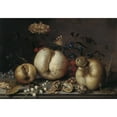 thumbnail image 3 of Balthasar van der Ast 24x18 Black Modern Framed Museum Art Print Titled - Still Life with Fruit and Shells, 3 of 5