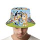 thumbnail image 4 of Bluey Sombrero bucket para adultos, gorra de protección solar, sombrero de pescador plegable para viajes al aire libre, pesca y actividades de verano, 4 of 6