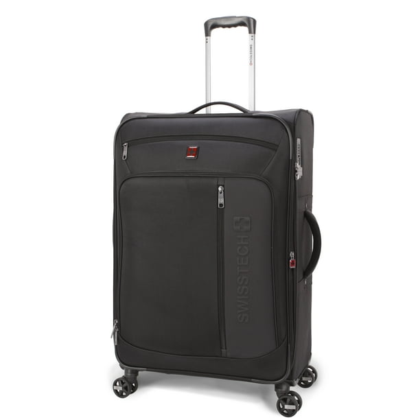 Swiss Tech SwissTech Urban Trek 28" Check Soft Side Luggage, Black (Walmart Exclusive