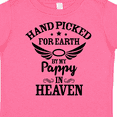 thumbnail image 4 of Inktastic Handpicked for Earth by My Pappy in Heaven with Angel Wings Boys or Girls Toddler T-Shirt, 4 of 5